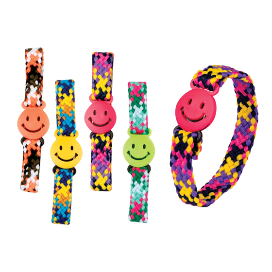 Buckle Bracelets Smile Face Assorted Colors 7.5 in 72/Bg thumbnail 4