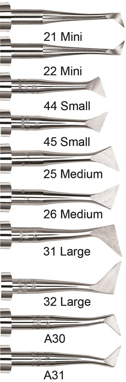 Elevator, Cryer, Left, # 510 Large Tapered Hexagon Handle, # 25, Medium, 1/Pk, E25 thumbnail 13