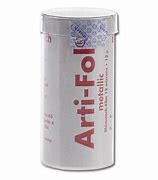 Arti-Fol Metallic Extra Wide Roll 1-Sided 75mm x 20m Red product image