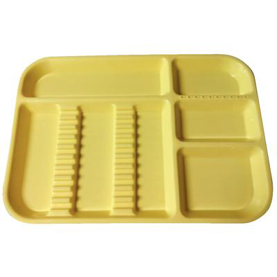 Plasdent - Divided Tray Size B Neon Yellow thumbnail 3
