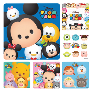 Stickers Disney\'s Tsum Tsum Assorted 100/Rl thumbnail 2