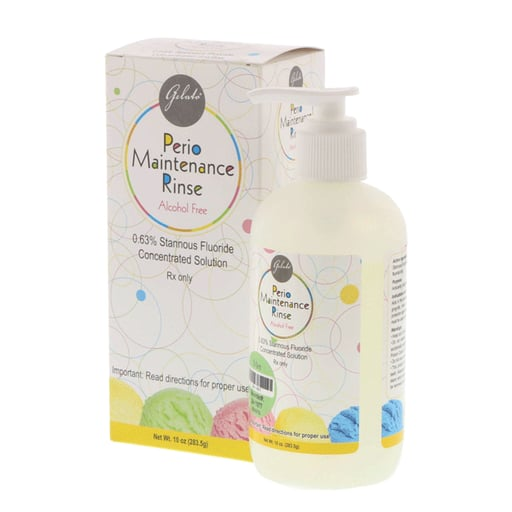 Gelato Mouth Rinse 0.63% SNF2 Mint 10oz/Bt image