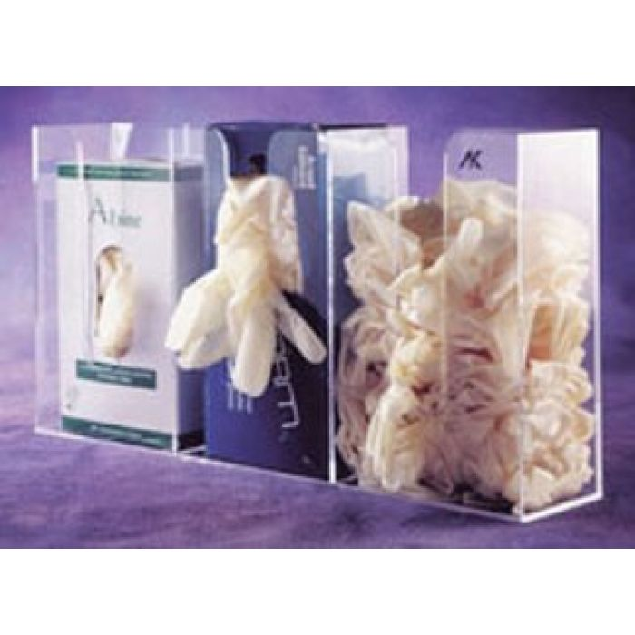 Glove Dispenser Clear 3-Compartment, One Size Fits All product image