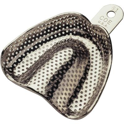 Coe Nickel-Plated Metal Perforated Regular Impression Trays, # 4, Medium, Upper, 1/Pk, 260041 thumbnail 13