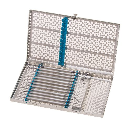 Signa Stat Instrument Cassette Stainless Steel Lavender 12 Instruments Ea thumbnail 3