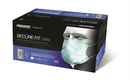 Ultra Earloop Masks with Secure Fit, ASTM Level 3, Blue, GCFCXUSF thumbnail 14