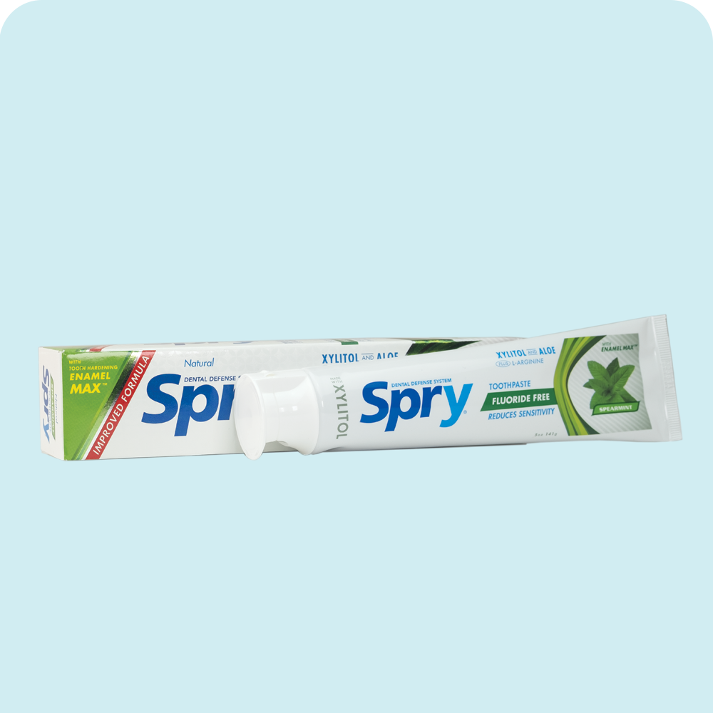 Spry Toothpaste Spearmint w/Fluoride 4oz product image