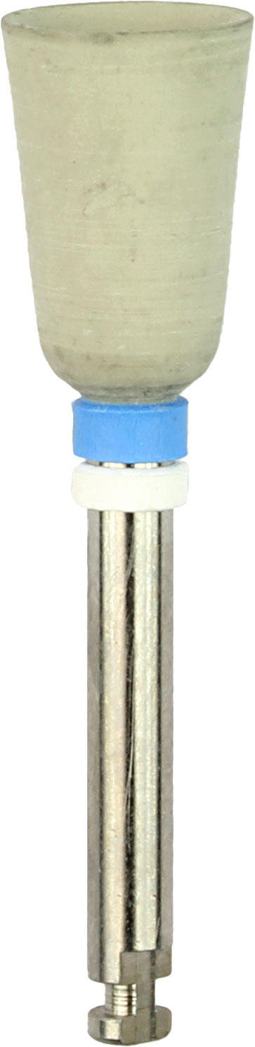 Rubberized Abrasive Cone - Bullet 1-1/2" x 1" - Green Med S/C thumbnail 5