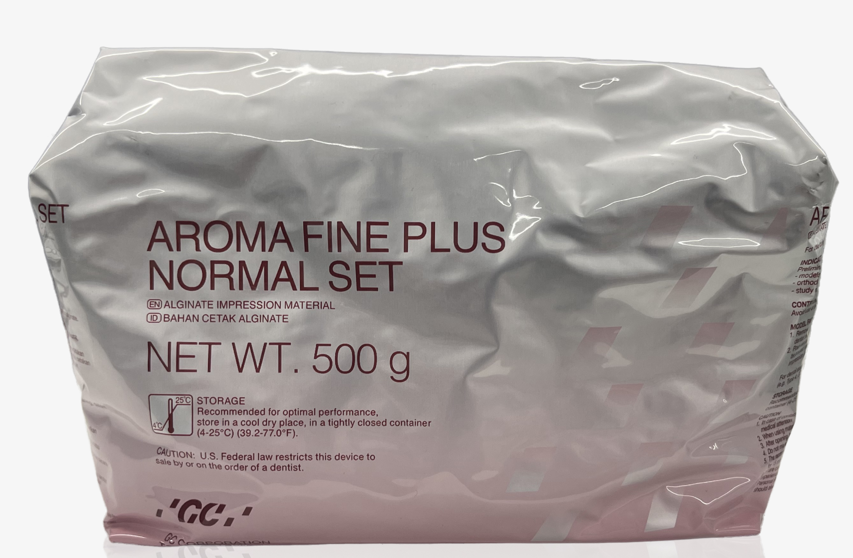 Aroma Fine Plus Dust Free Alginate 500 Gm Aluminum Foil Pouch Nrml St 500Gm/Ea thumbnail 5