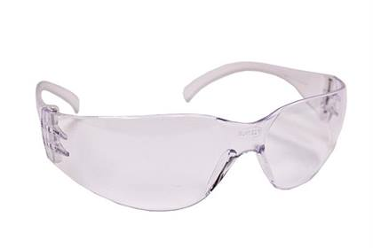 MINI-INTRUDER SAFETY GLASSES CLEAR WRAP-AROUND - MINI-INTRUDER SAFETY GLASSES CLEAR WRAP-AROUND - Image 1