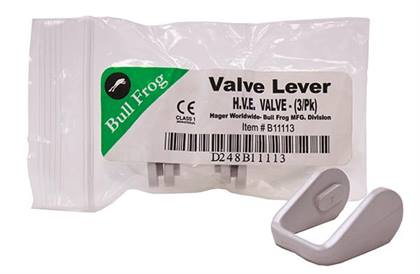 Bull Frog HVE Handpiece Valve Tip Replacement Levers, Plastic, Grey, 3/Pk, B11113 thumbnail 11