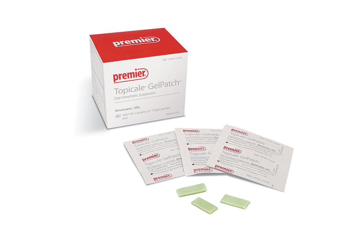 Topicale Anesthetic Gel Patch, 1.4 mm, Mint, 25/Pk thumbnail 15