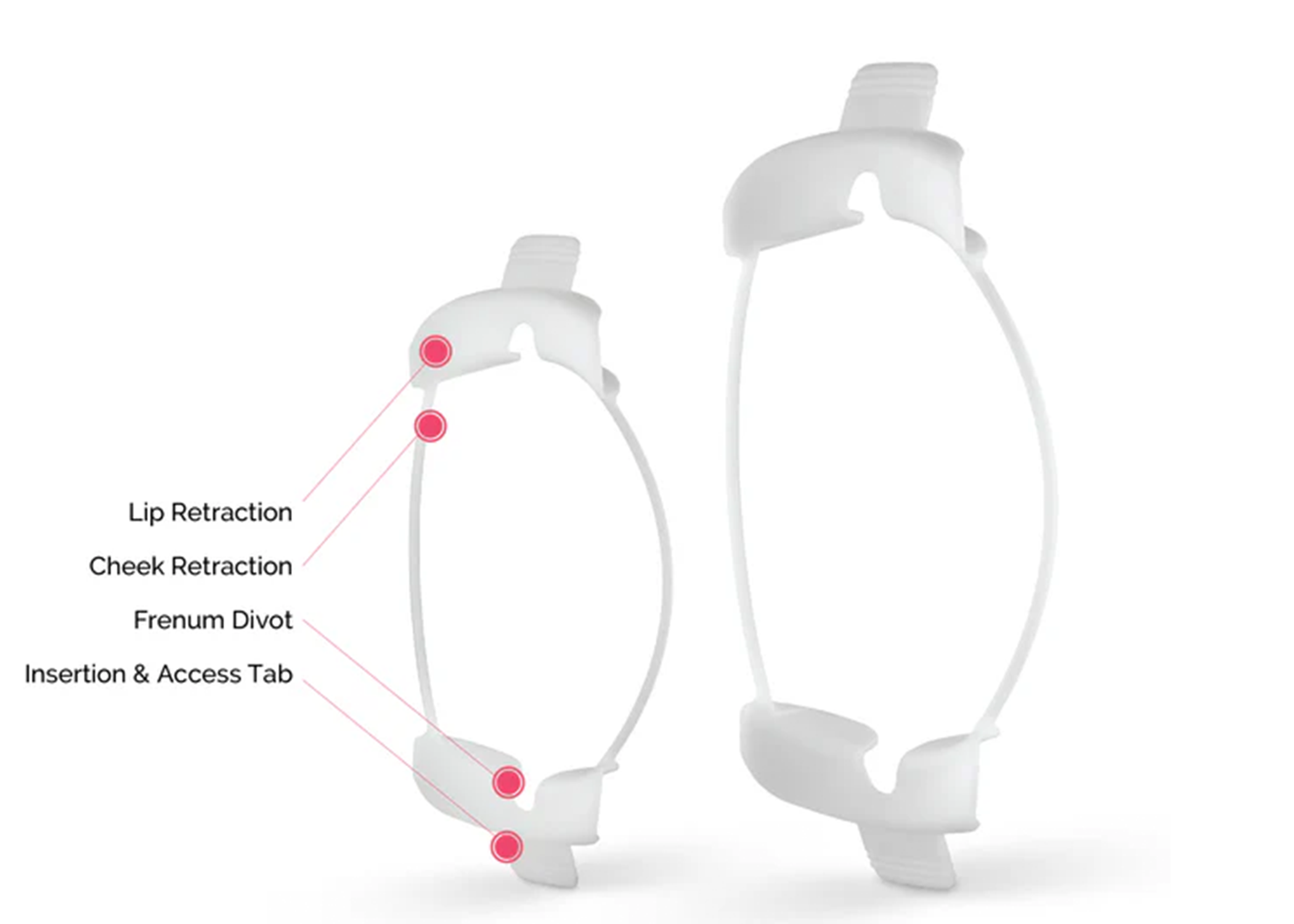 Hoopla Lip & Cheek Retractor Small White 80/Pk thumbnail 4