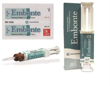 Embonte Zinc-Oxide Eugenol Automix Temporary Cement White 5 Gm Ea image