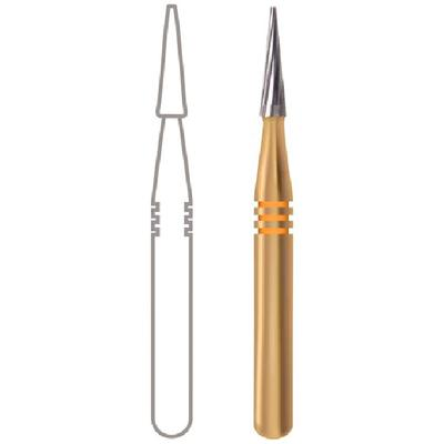 Carbide Bur Esthetic Finishing Friction Grip 7611 10/Pk product image