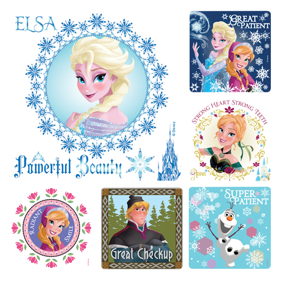 Stickers Disney Frozen Dental Assorted 100/Rl product image
