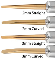 Luxation Elevator 2mm Wide Straight TiN Coated product image