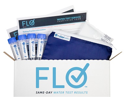 Flo Water Testing Service Kit w/Same Day Results 12-Vial - Flo Water Testing Service Kit w/Same Day Results 12-Vial - Image 1