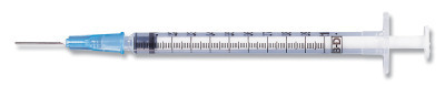 1cc Syringe w/ 25GAx5/8" (100) - 1cc Syringe w/ 25GAx5/8" (100) - Image 1