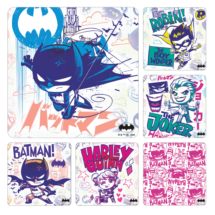 Stickers Batman Anime 100/Rl image
