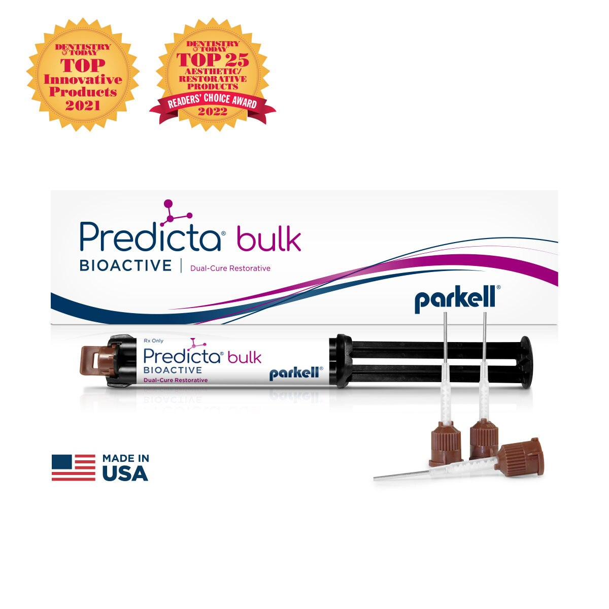 Predicta Bioactive Dual-Cure Restorative, Low Viscosity, Bulk Syringe Refill, 5 ml, A1/B1, 1/Pk, S610 image