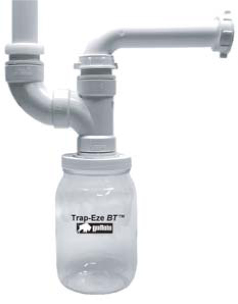Trap-Eze Bottle Trap Complete System, 64 Oz. Plastic Bottle + 1 ½” Piping Installation Kit, 62150 thumbnail 2