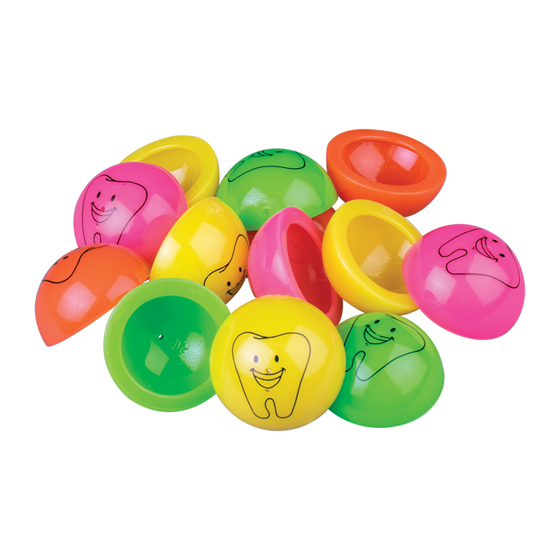 Toy Poppers Tooth Assorted Neon 45 mm 48/Pk thumbnail 3