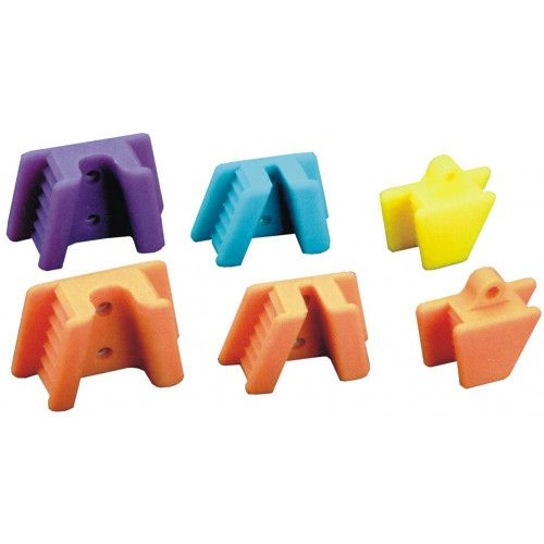 Plasdent - Plasdent Extnd Silicone Mouth Props, Small (Pedo), Yellow-Orange, Box Of 2 thumbnail 3