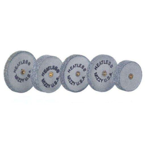 Mizzy Heatless Silicone Wheels, # 5, 7/8" x 1/8", Regular, Grey, 50/Pk, 6130500 thumbnail 4