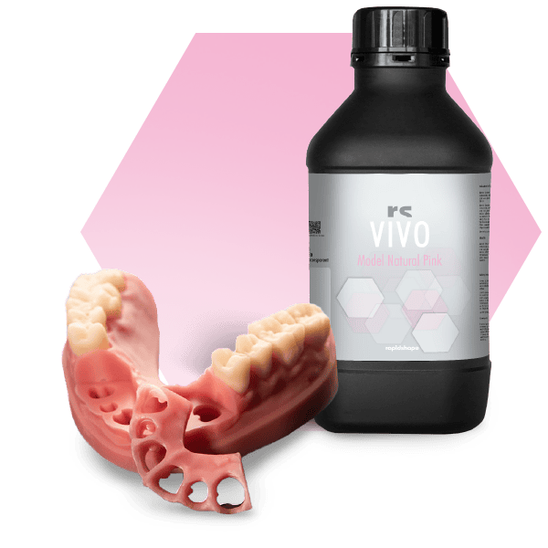 RS VIVO Model Resin Natural Pink 1000g image
