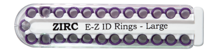 E-Z ID Instrument Rings, Large, Neon Purple, 25/Pk, 70Z200R thumbnail 12
