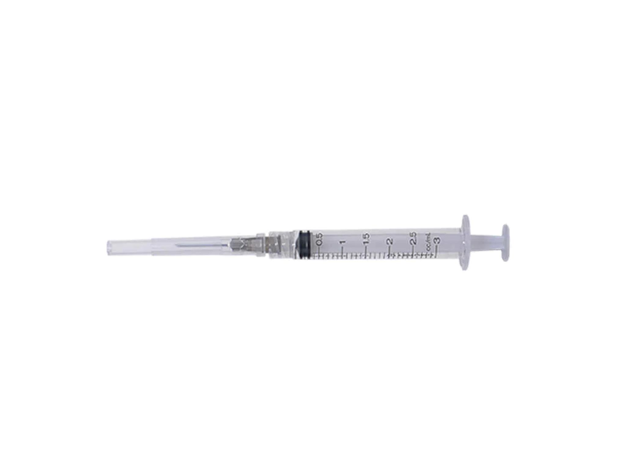 Hypodermic Syringe/Needle 22gx1" 3cc Black Conventional Low Dead Space 100/Bx thumbnail 3