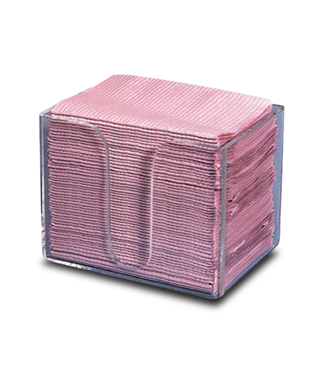 Towel Dispenser, Acrylic, Clear, for 50 Folded 19" x 13" Towels, 1/Pk, PTC thumbnail 6