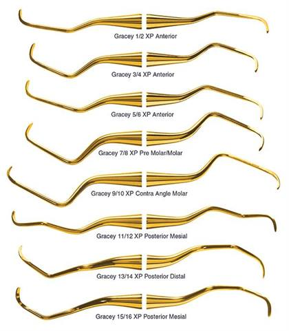 Standard Gracey Curette, XP, # 13-14, EagleLite Handle, 3/8", Stainless Steel, 1/Pk, AEG13-14XPZ thumbnail 8