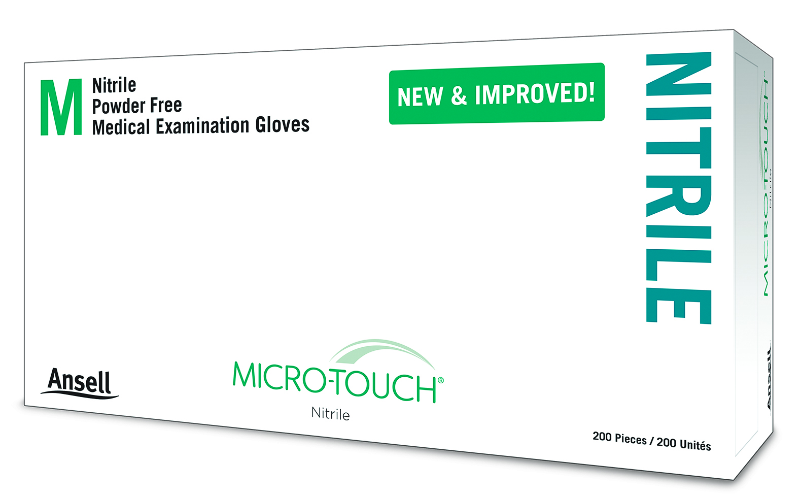 Micro-Touch Nitrile Gloves, Powder-Free, Extra Small, 200/Box thumbnail 12