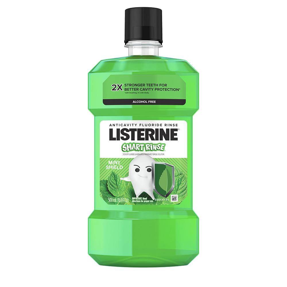 Listerine Smart Rinse Mint Shield 500mL (6) product image