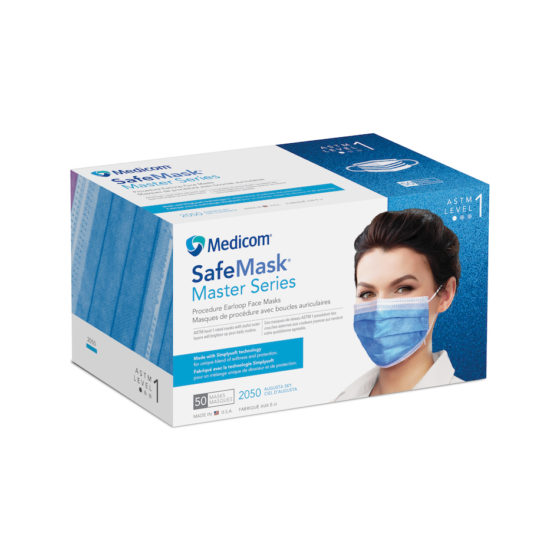 Safe+Mask Master Series Procedure Earloop, ASTM Level 1, Augusta Sky, 50/Box, 2050 thumbnail 15
