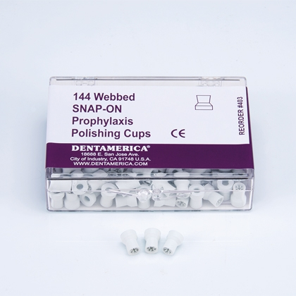 Disposable Prophy Cups, Snap On Type, Webbed, Medium Soft, 144/Pk, 403 thumbnail 11