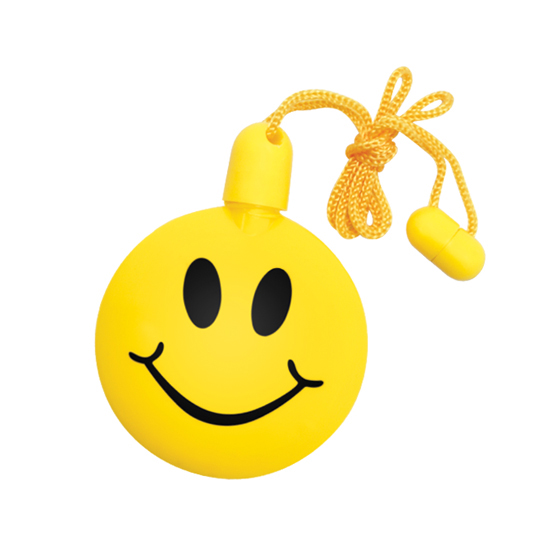 3" Smile Bubbles Yellow Necklace Pack of 24 - 3" Smile Bubbles Yellow Necklace Pack of 24 - Image 1