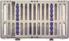 IMS Orthodontic Cassette Stainless Steel Small Blue 14 Instruments Ea image