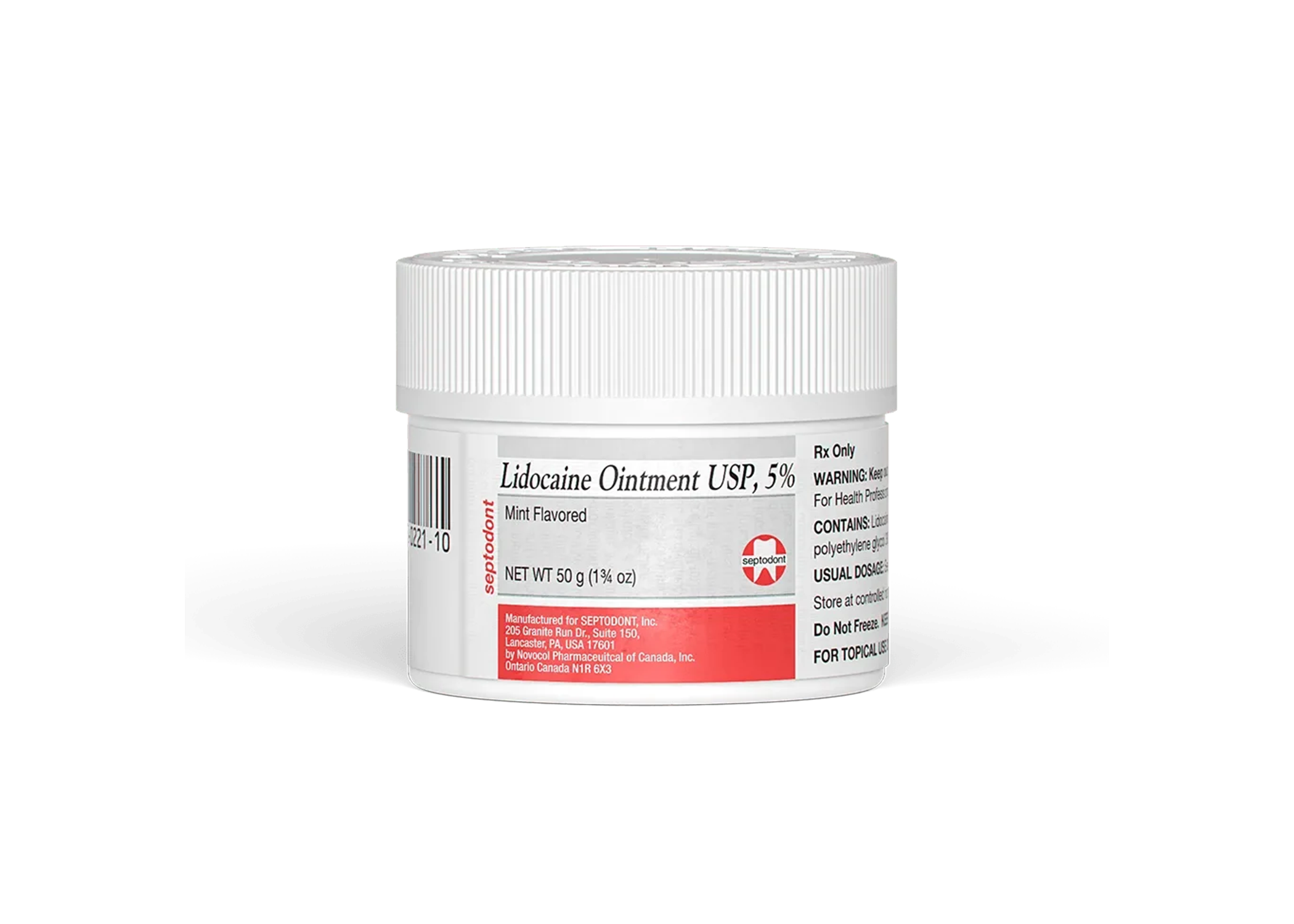 Lidocaine 5% Topical Ointment Mint 50g Jar - Lidocaine 5% Topical Ointment Mint 50g Jar - Image 1
