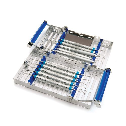 IMS Periodontal Cassette Stainless Steel Blue 14 Instruments Ea product image