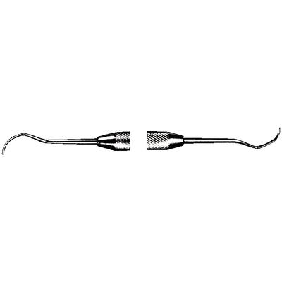 Curette Goldman Fox Double End Size 3 Standard Stainless Steel Ea thumbnail 5