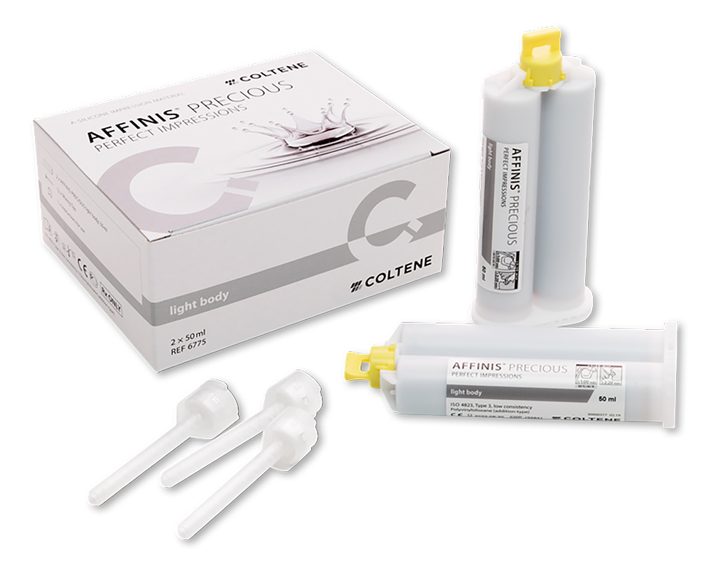 Affinis Precious Impression Material Wash Regular Set 50 mL Light Body Pk thumbnail 13