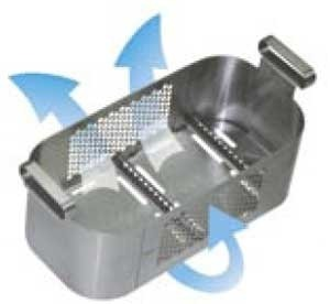 BioSonic Full Size FingerGuard Instrument Basket, 11" x 5 3/8" x 3 3/4", 1/Pk, UC151XD thumbnail 11