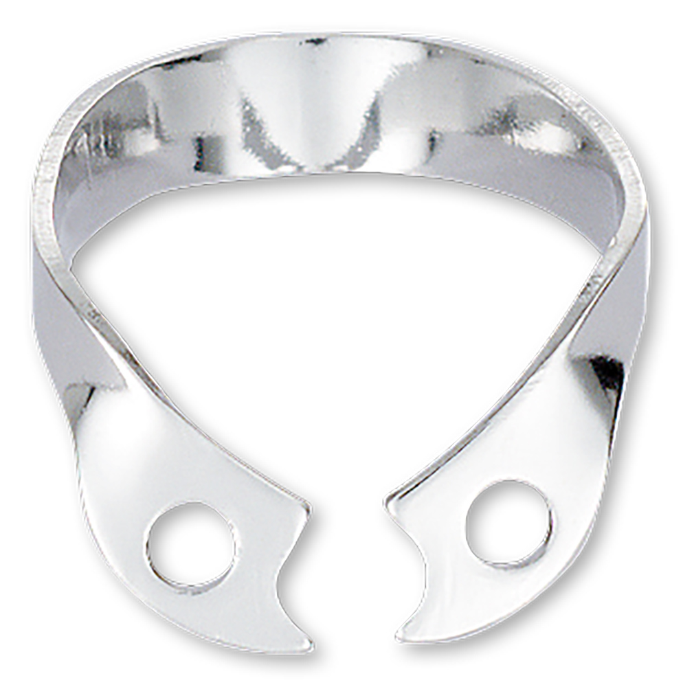 Hygenic Rubber Dam Clamp, Gloss Finish, # W00, Wingless, 1/Pk, H02769 thumbnail 6