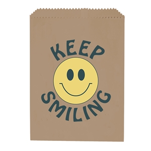 Fully Biodegradable & Recyclable Bags Paper Keep Smiling 100/Pk product image