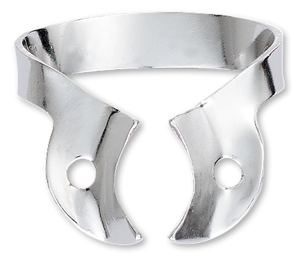 Hygenic Rubber Dam Clamp, Gloss Finish, # W8, Wingless, 1/Pk, H02767 thumbnail 9