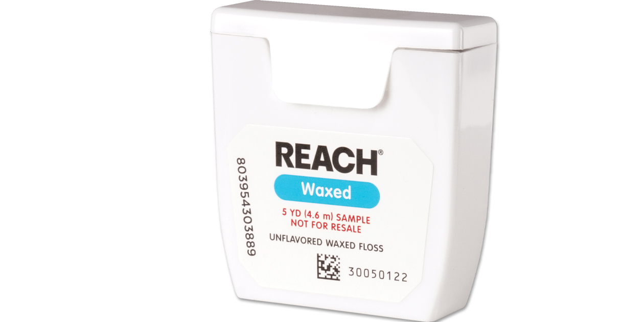 REACH® Base Dental Floss Waxed 5yd Case of 144 thumbnail 2