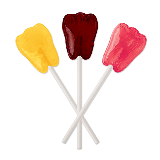 Dr. John\'s Sugar Free Lollipops Assorted Tropical Tooth Shaped 150/Bg thumbnail 7